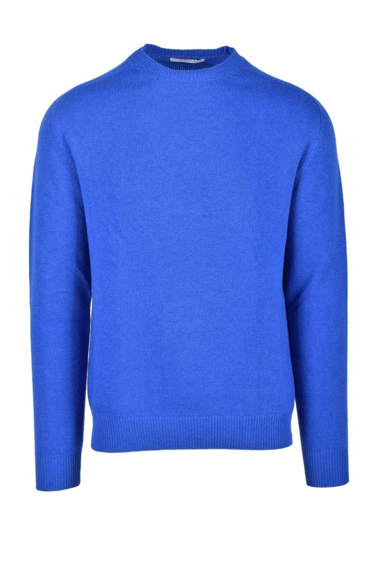 Hammond Royal Blue Crewneck Cotton Sweater