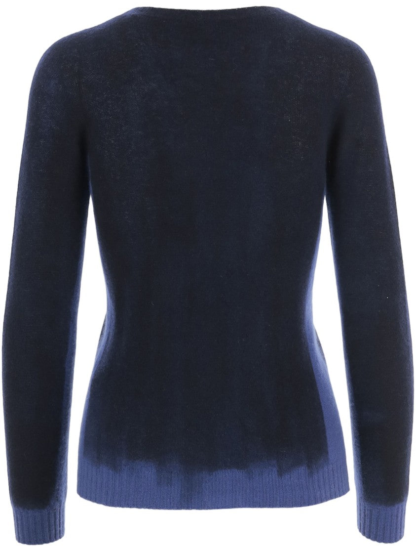 Oliver Lattughi Cashmere Sweater With Two-Tone Gradient Effect