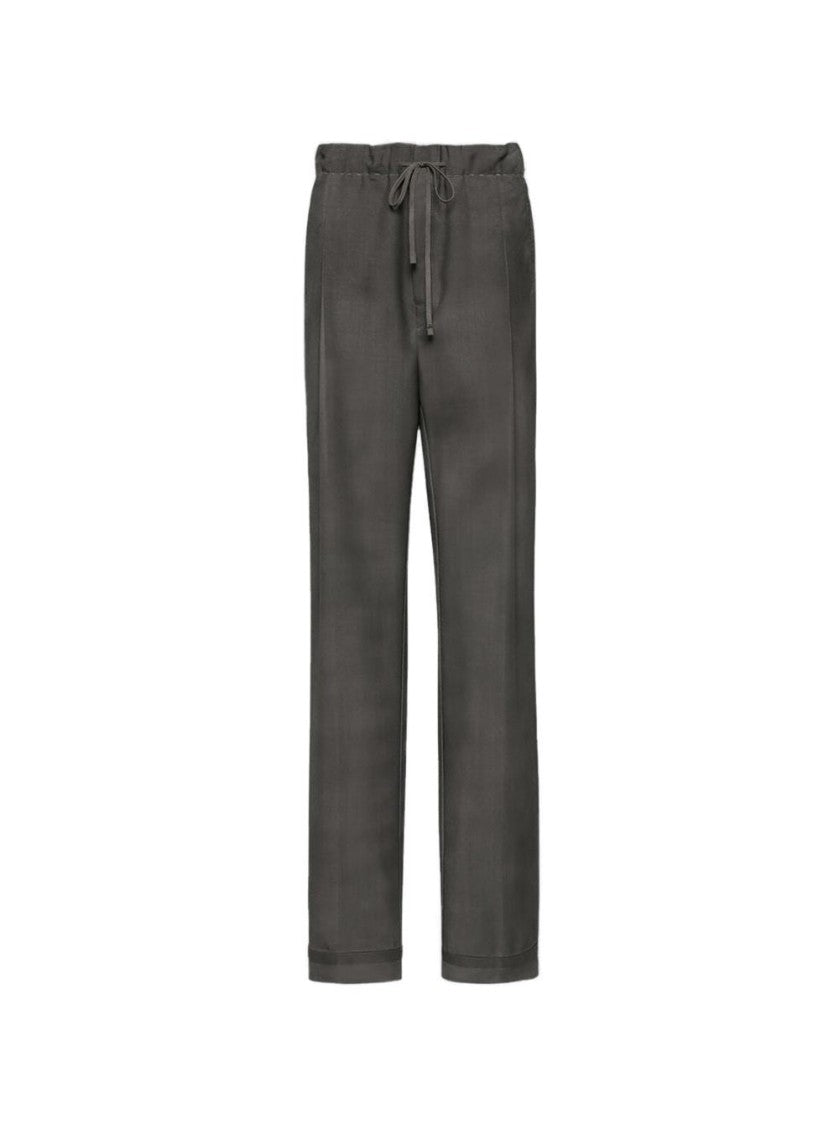 Maison Margiela Mohair Wool Trousers - Medium Grey