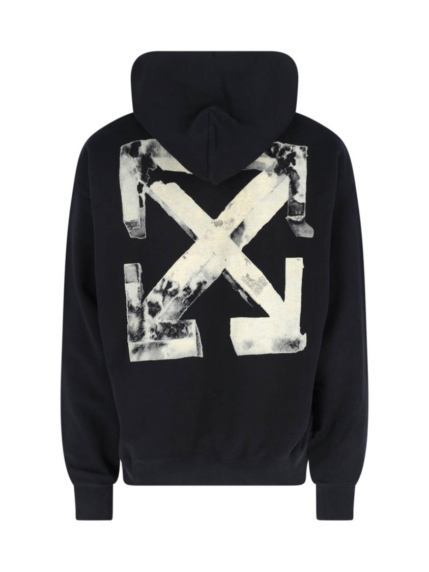 Off-White Classic Black Knit Sweater With Ribbed Details