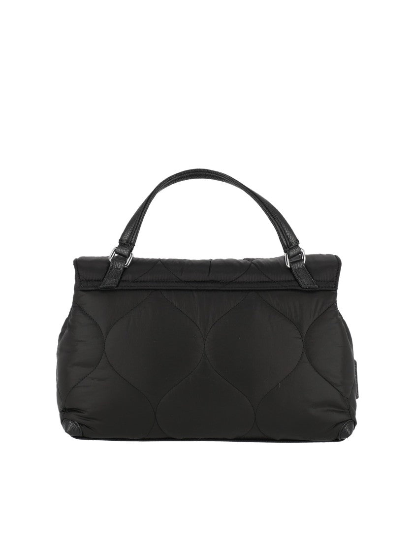 Zanellato Srl Black Lunaria Quilted Leather Shoulder Bag