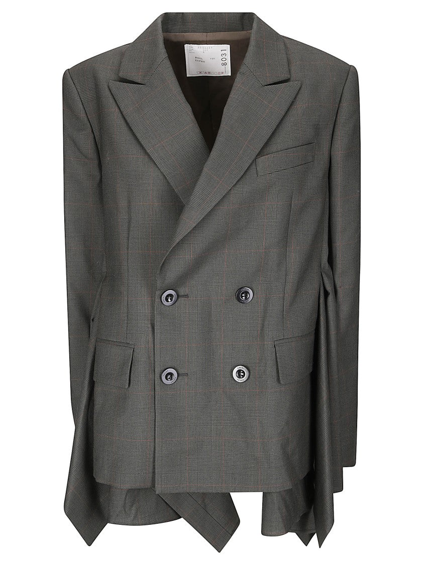 Sacai Glen Check Blazer