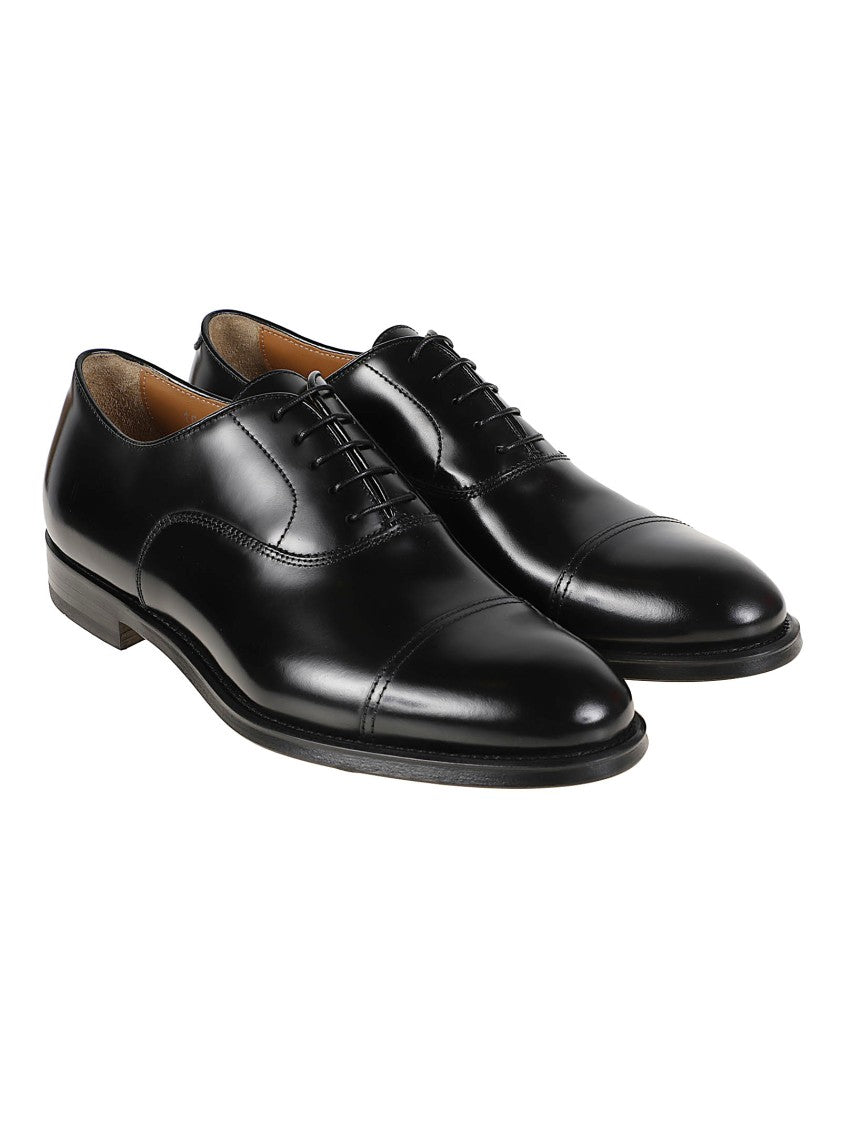 Doucal's Cap Toe Smooth Calf Leather Oxford Shoes