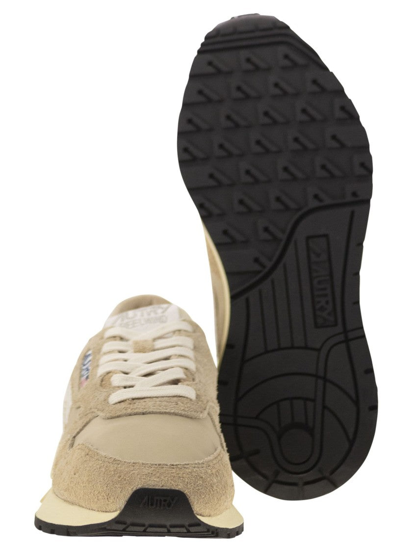 Autry Reelwind - Suede And Technical Textile Trainer