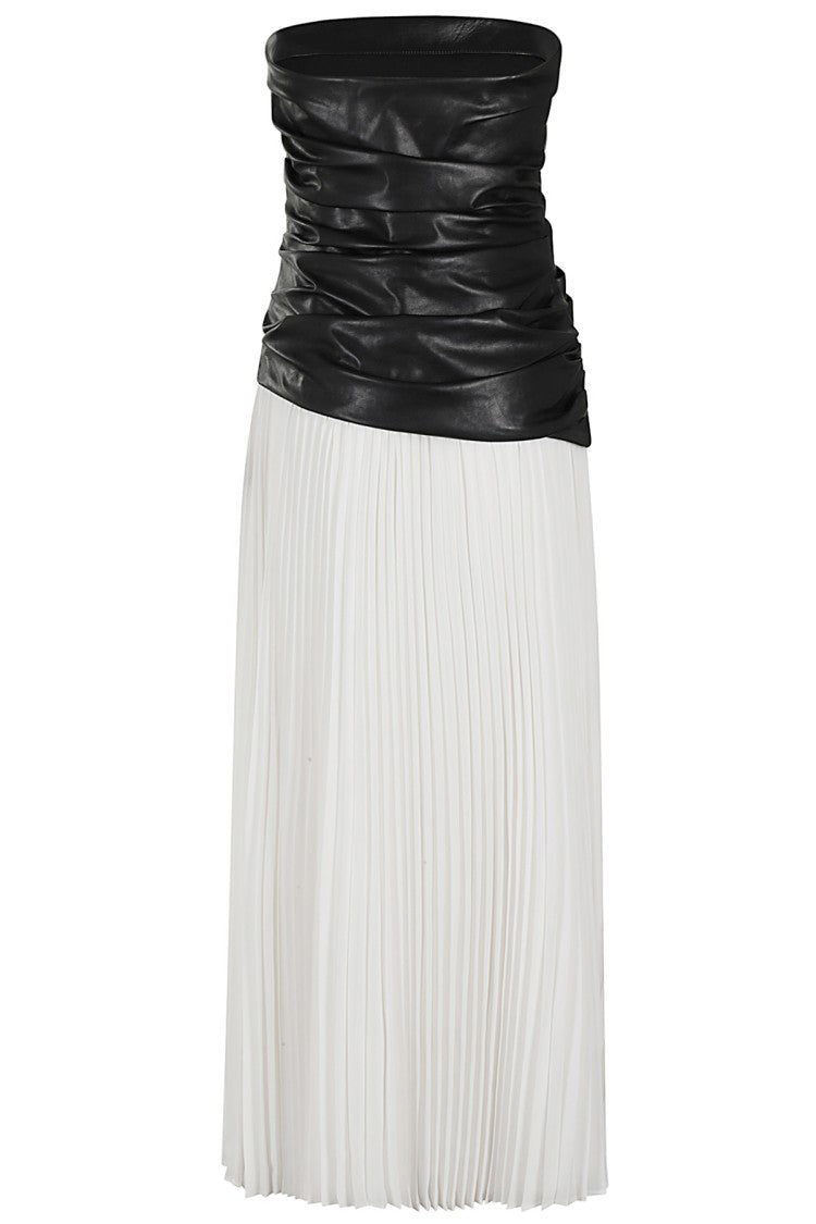 Simkhai Arie Strapless Bustier Midi Dress