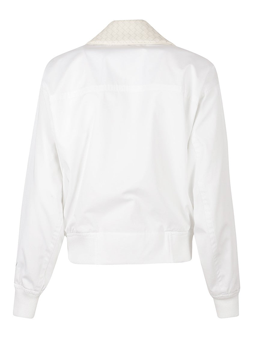 Bottega Veneta Cropped Concealed Placket Shirt