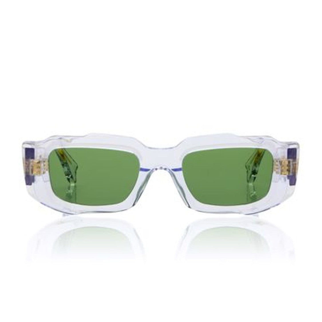 Monokol Transparent Mk285 Celluloid Rectangular Sunglasses