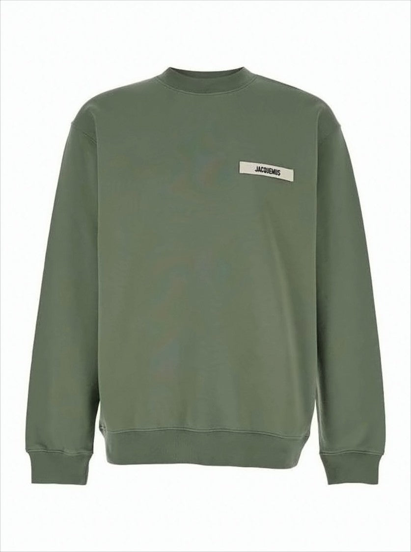 Jacquemus Relaxed Fit Long-Sleeve Sweatshirt With Ribbed Cuffs