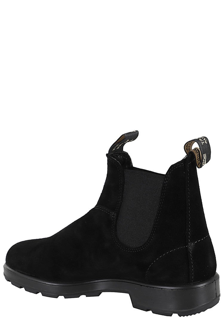 Blundstone Premium Suede Ankle Boots With Logoed Tongues
