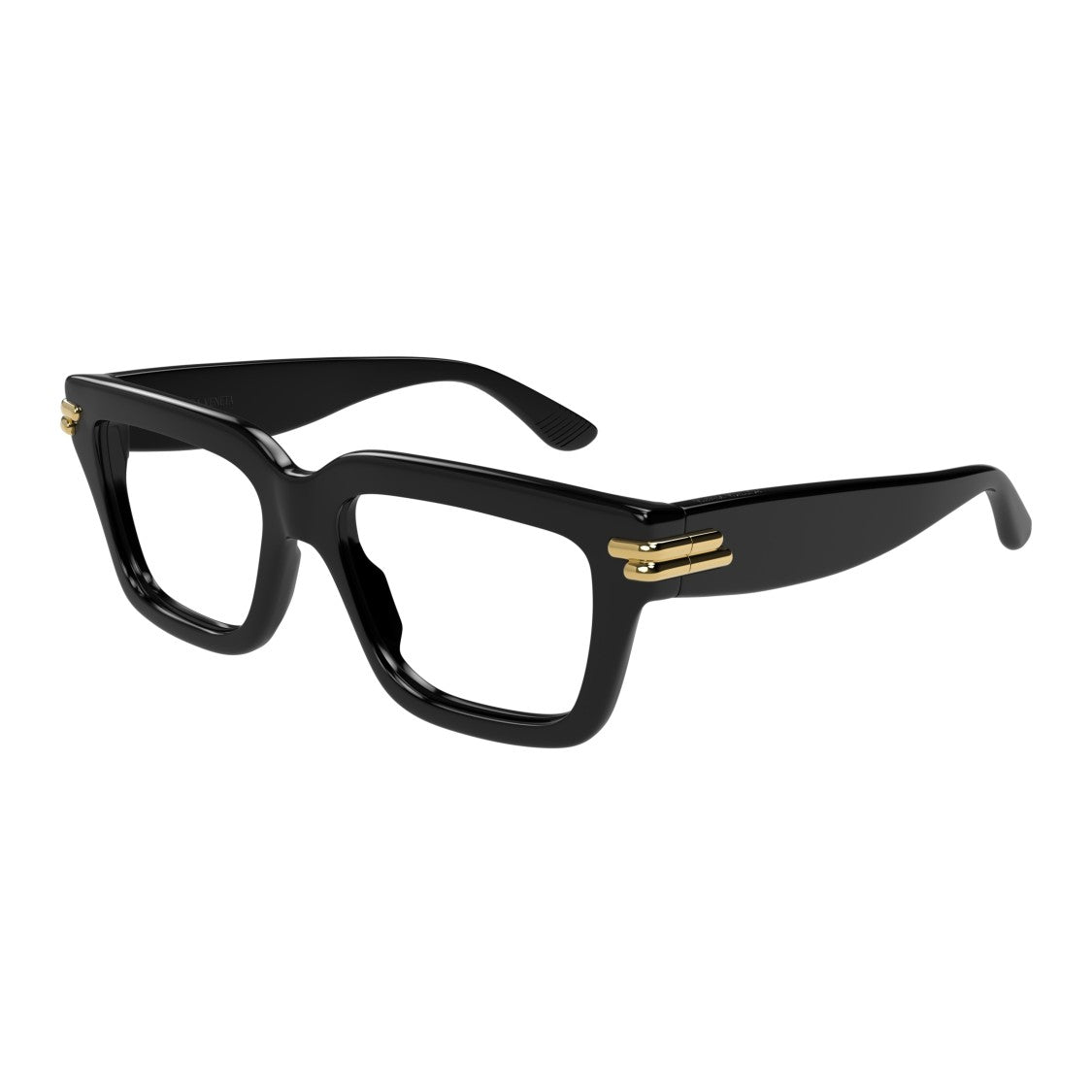 Bottega Veneta Bv1324o Bold Rectangular Recycled Acetate Eyeglasses