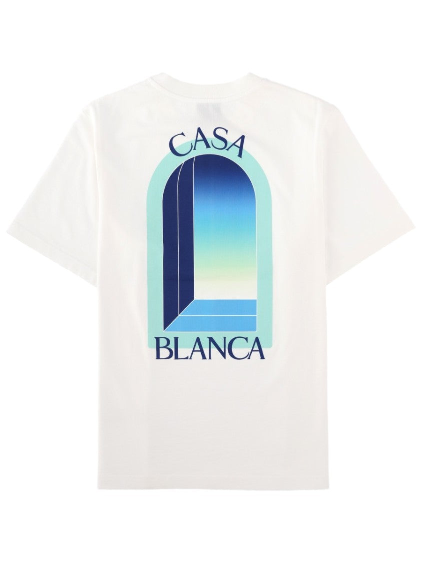 Casablanca Graphic Print Organic Cotton T-Shirt