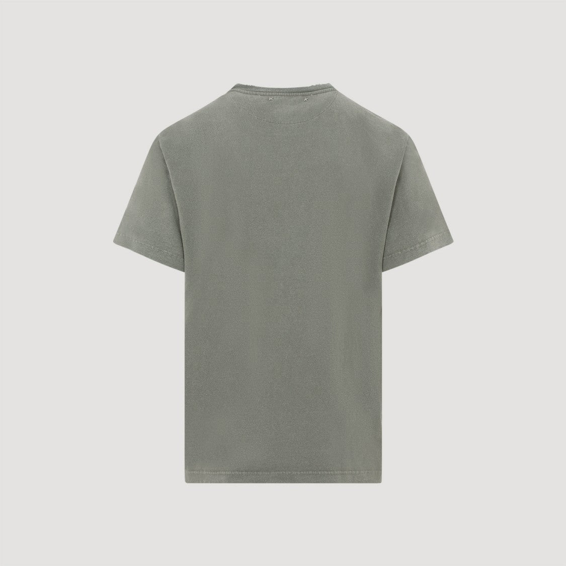 Golden Goose Dusty Olive Cotton Golden Regular T-Shirt