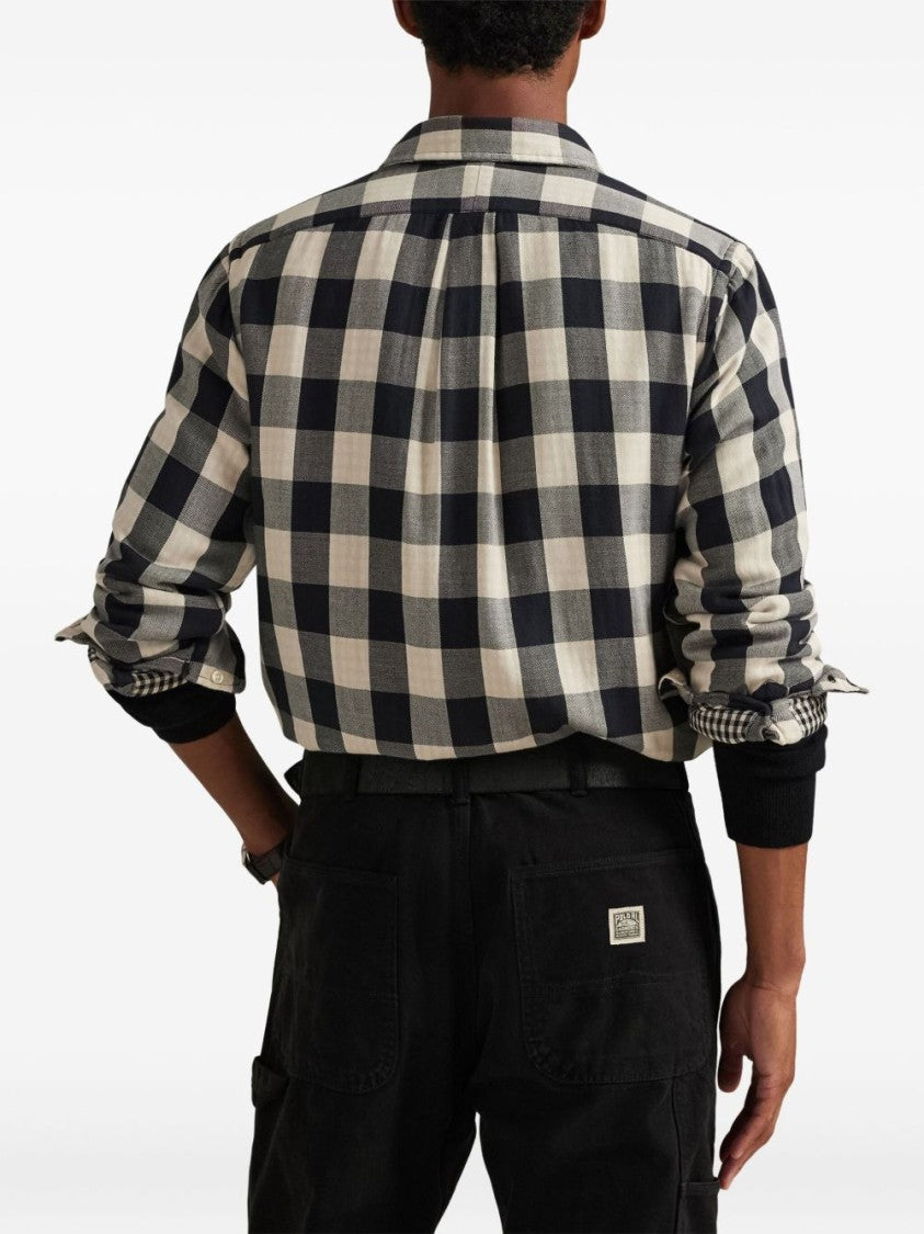 Polo Ralph Lauren Classic Check Pattern Button-Down Shirt