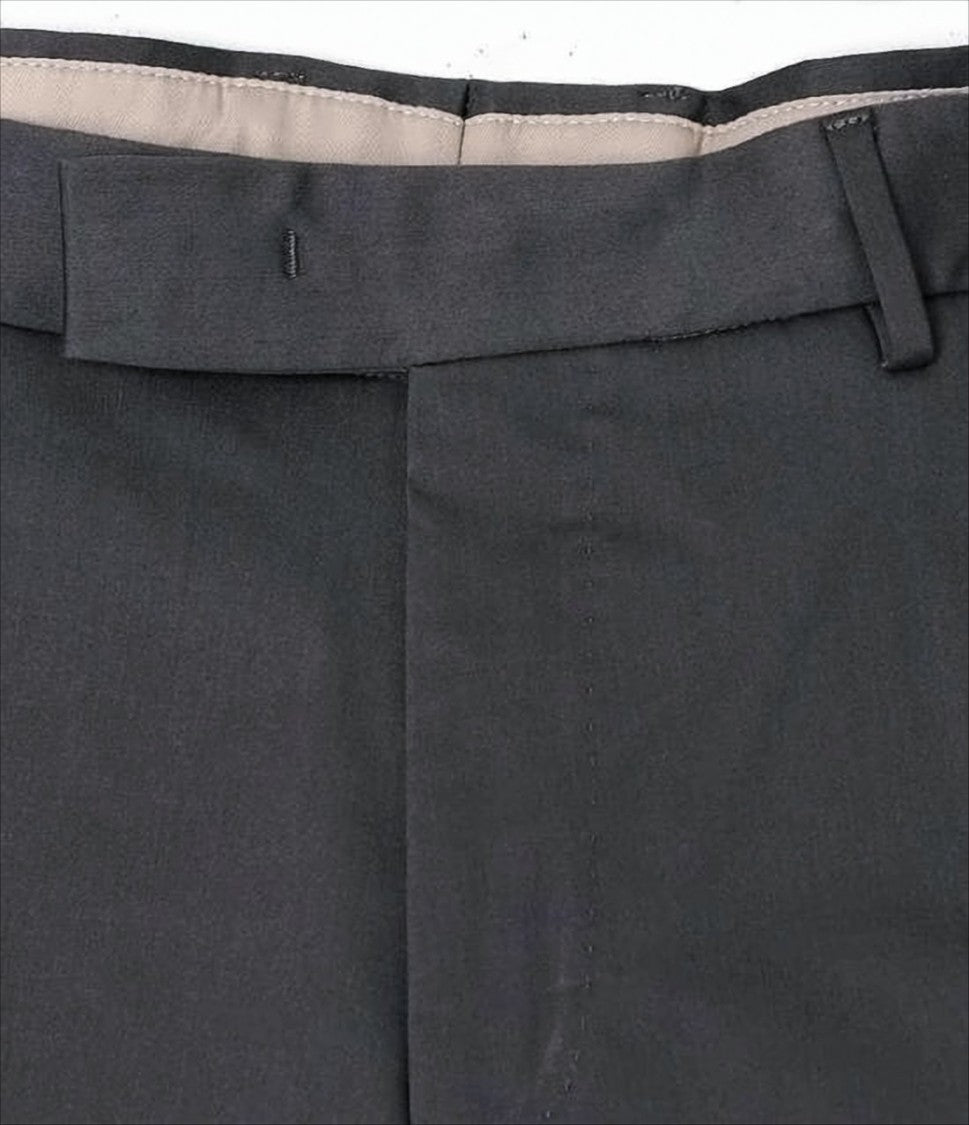 Pt Torino Tailored Grey Straight Pants With Keychain Detail
