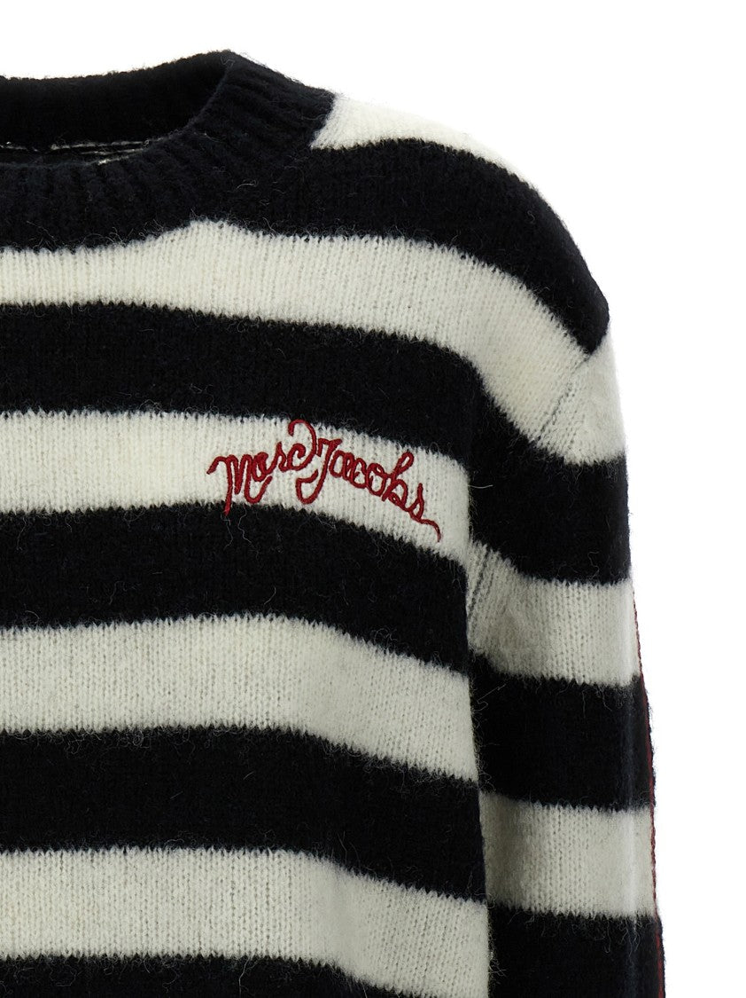 Marc Jacobs Alpaca-Wool Blend Striped Sweater