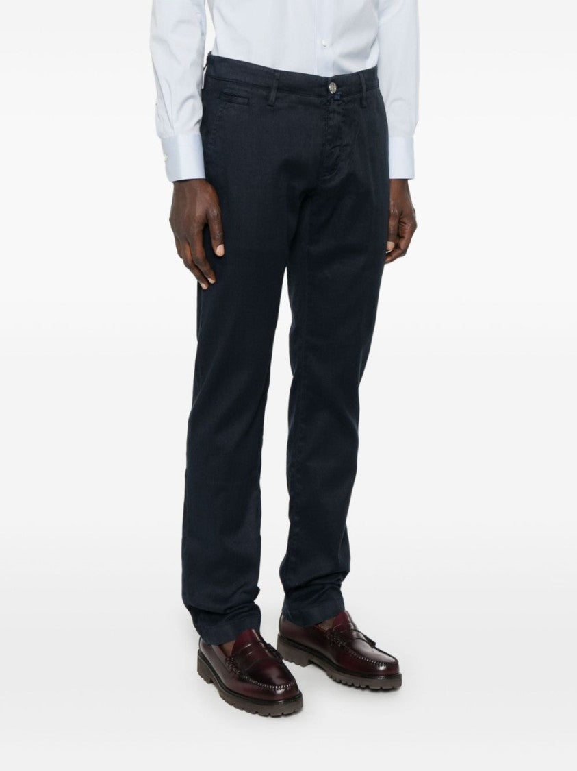 Jacob Cohen Classic Denim Jeans With Button And Zip Closure