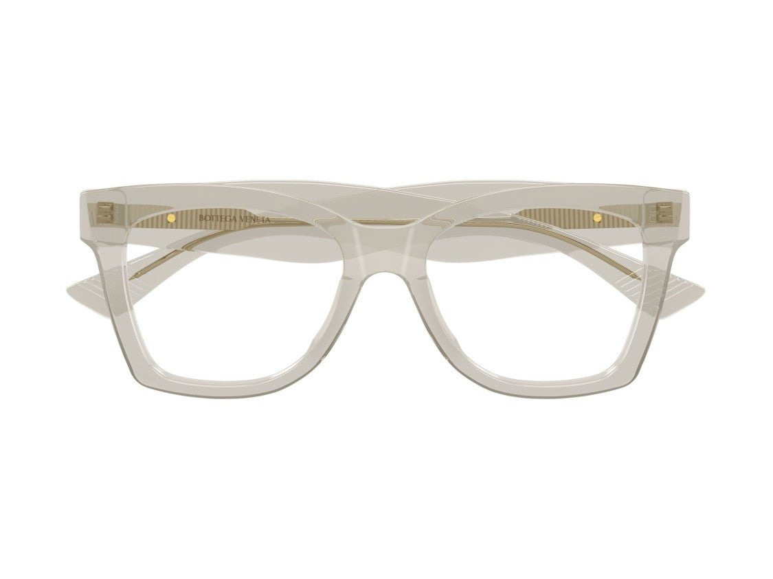 Bottega Veneta Gold Bv1459o Oversized Square Eyeglasses