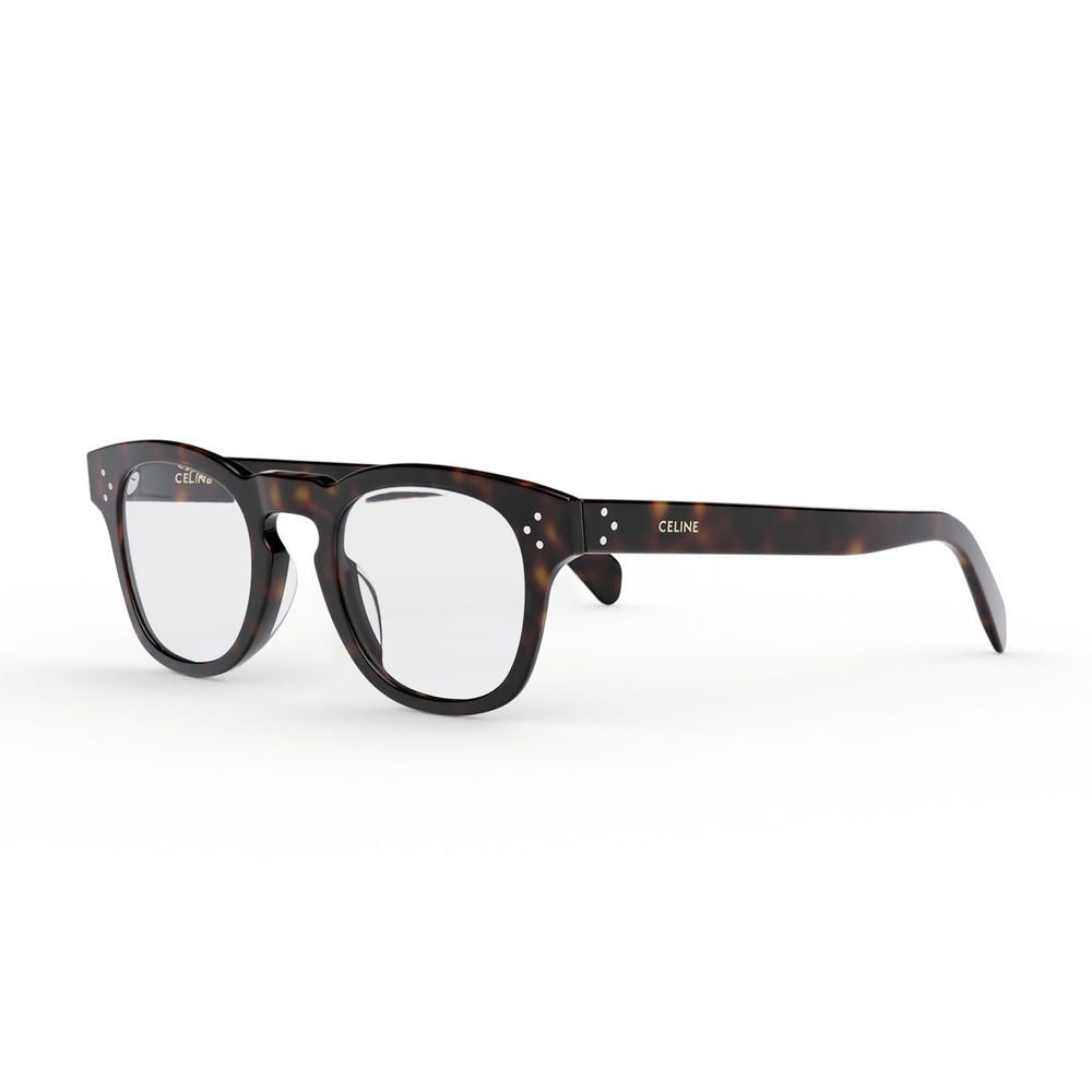 Celine 3 Dots Hd Havana-Pattern Squared Frame Sunglasses
