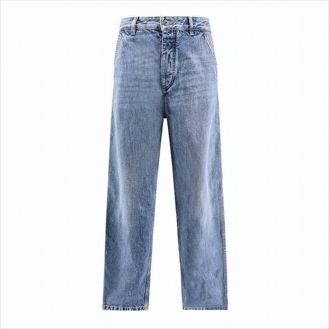 Bottega Veneta Relaxed Straight-Leg Denim Pants