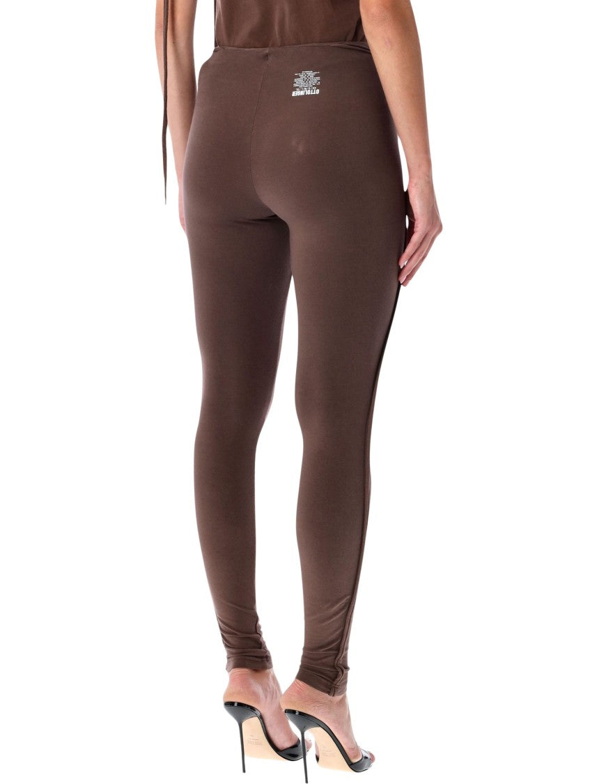 Ottolinger Sculpted Hip Brown Organic Cotton Leggings