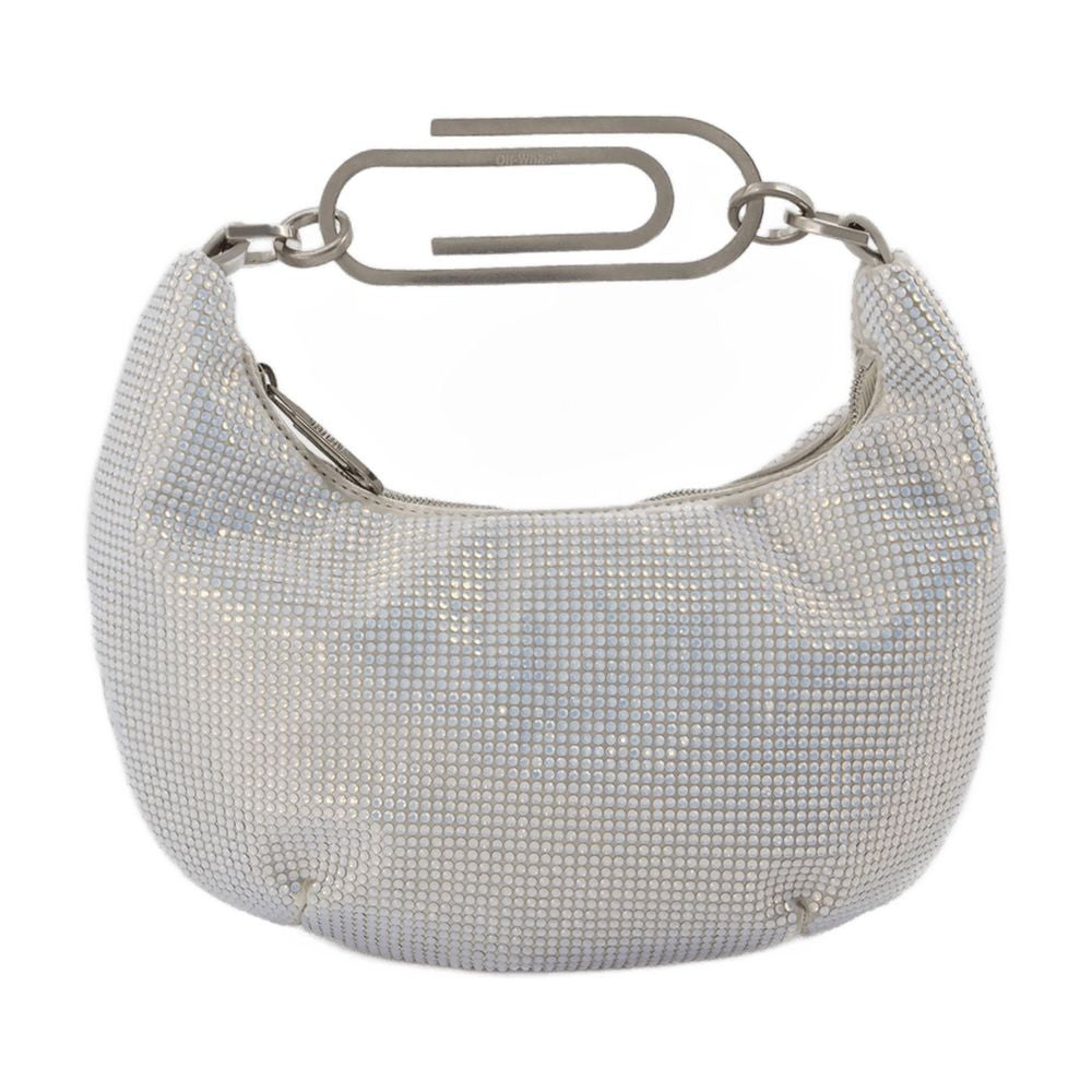 Off-White Binder Clip 20 Bag In Strass / Blue