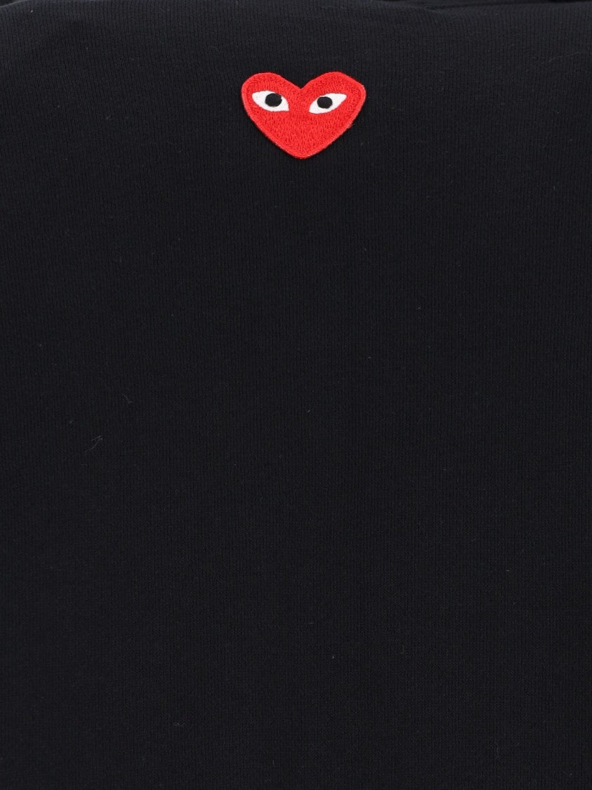 Comme Des Garçons Logo Zip Hoodie – Black