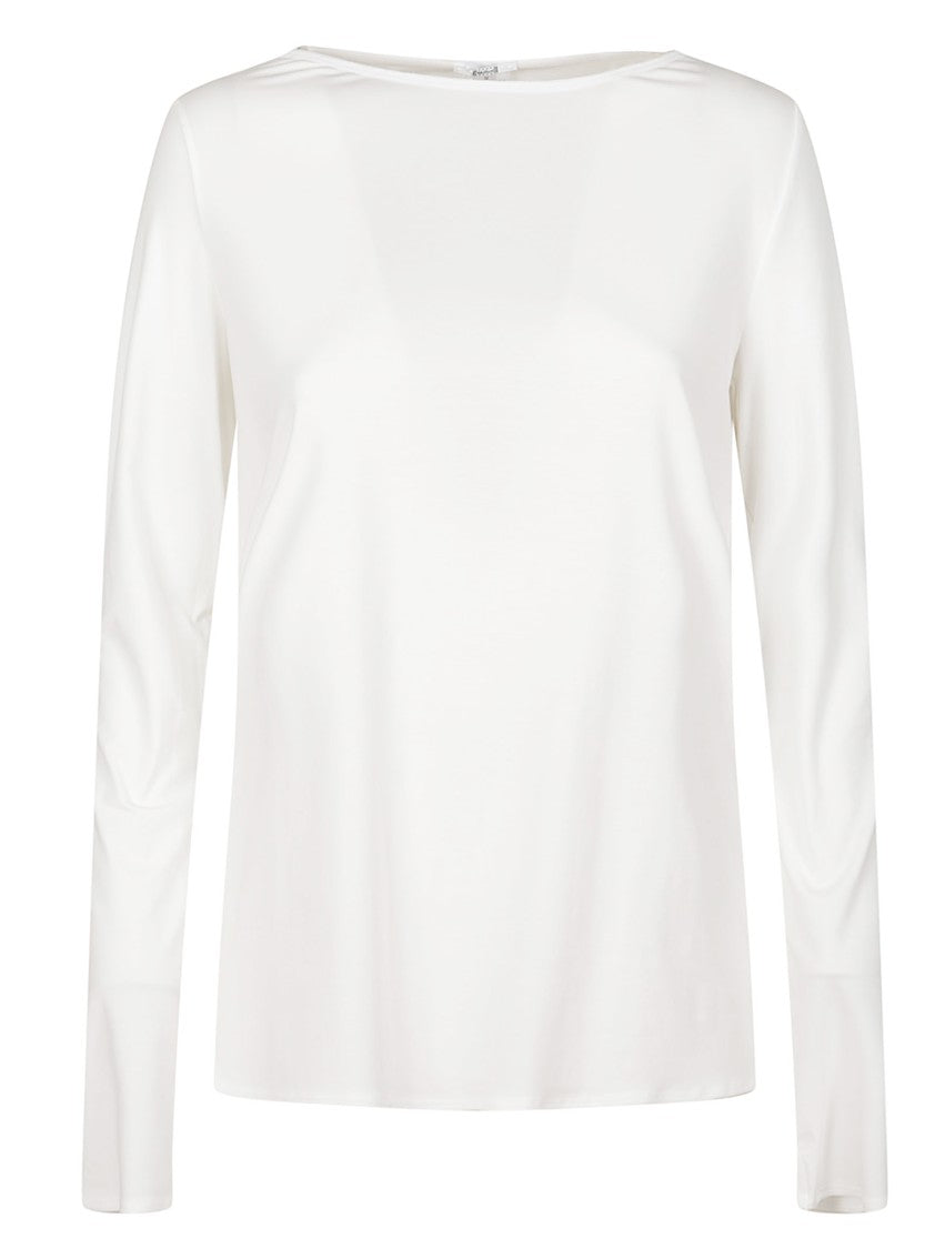 Wolford Long-Sleeved Pure Top With Round Neckline And Lightweight Design