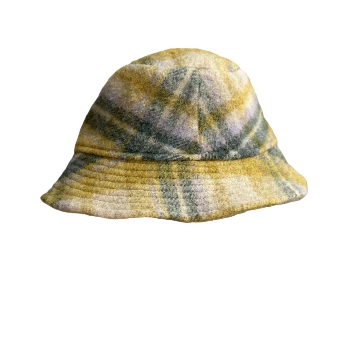 Isabel Marant Plaid Bucket Hat With Wool-Blend Texture