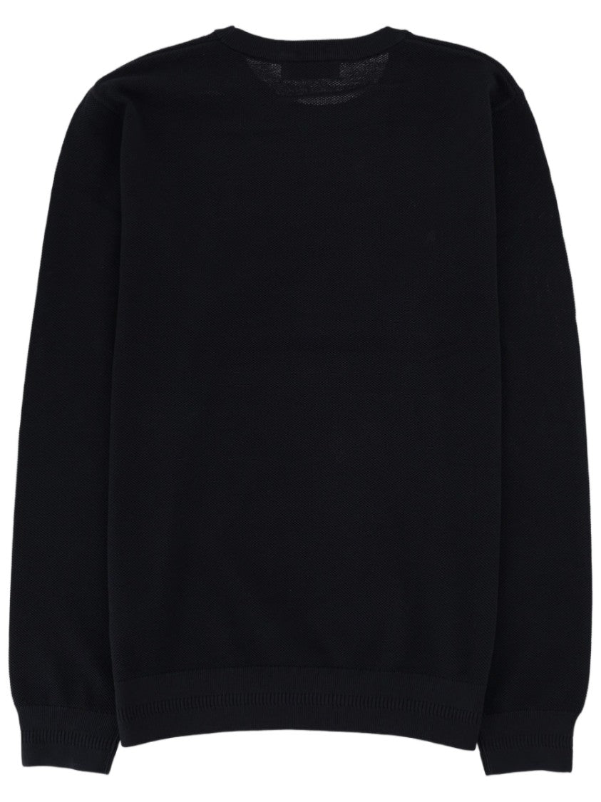 Fred Perry Piqué Texture Laurel Wreath Sweater