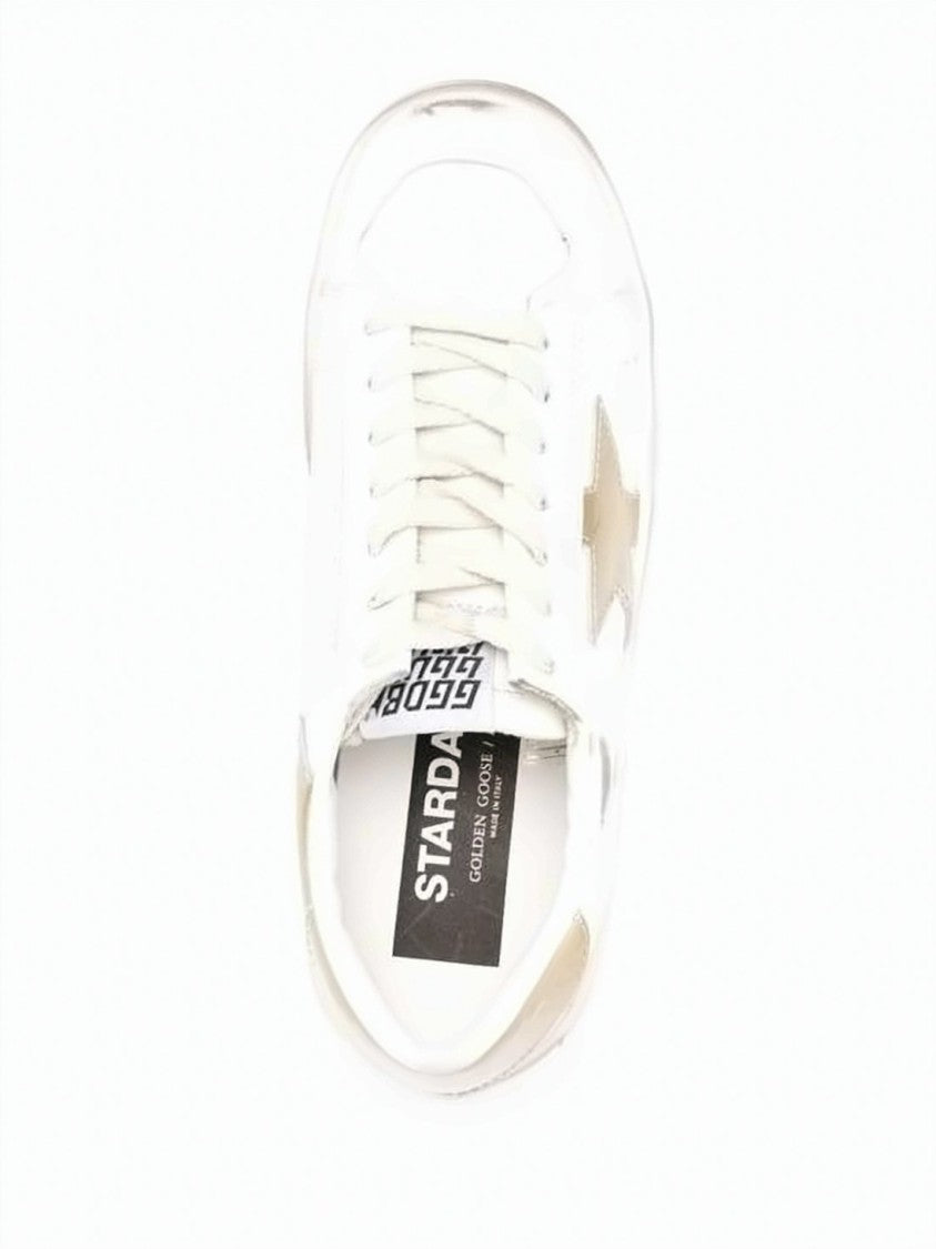 Golden Goose Low-Top Sneakers With Metallic Star Detail