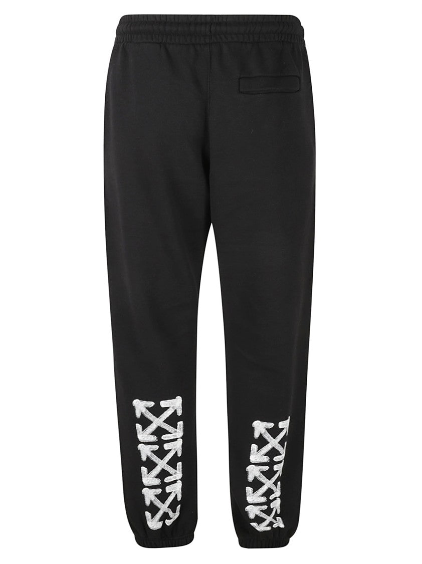 Off-White Relaxed Fit Black Trousers