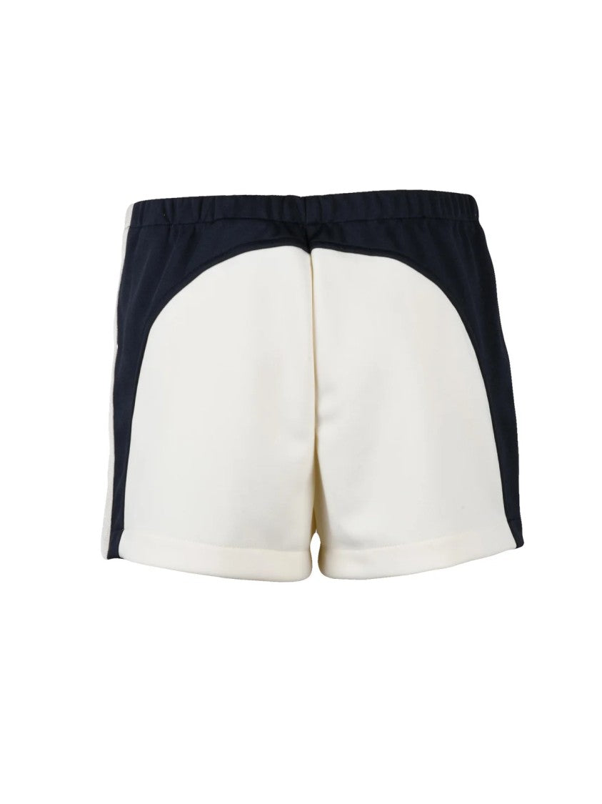 Palm Angels Purple Polyester Panel Shorts