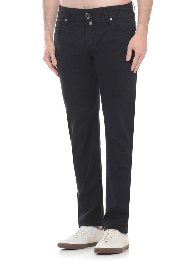 Jacob Cohen Blue Nick Cotton Pants