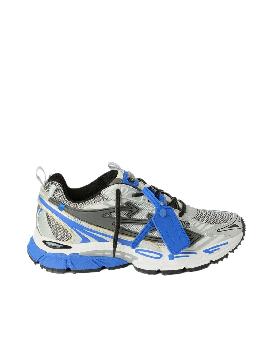 Off-White Be Right Back Mesh Synthetic Leather Running Sneakers