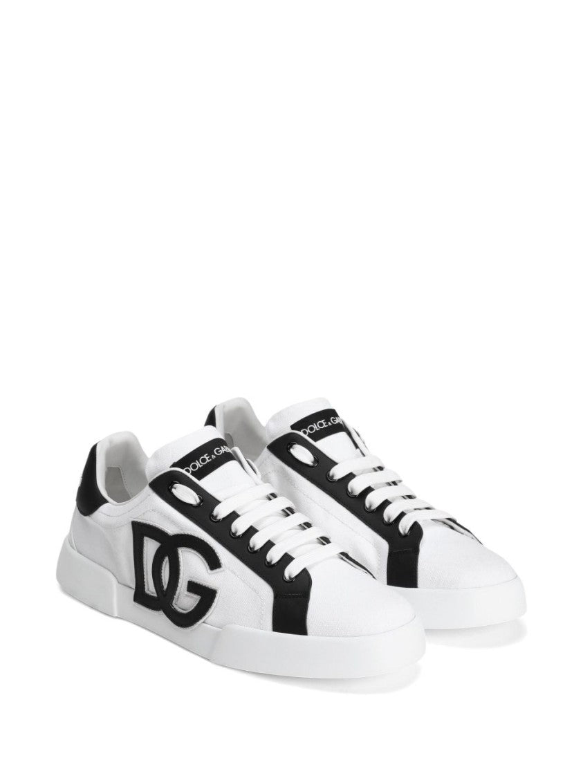 Dolce & Gabbana Low-Top Sneakers In Cotton