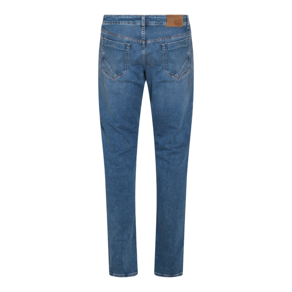 Incotex Blue Division Classic Straight-Leg Jeans With Whiskering Details