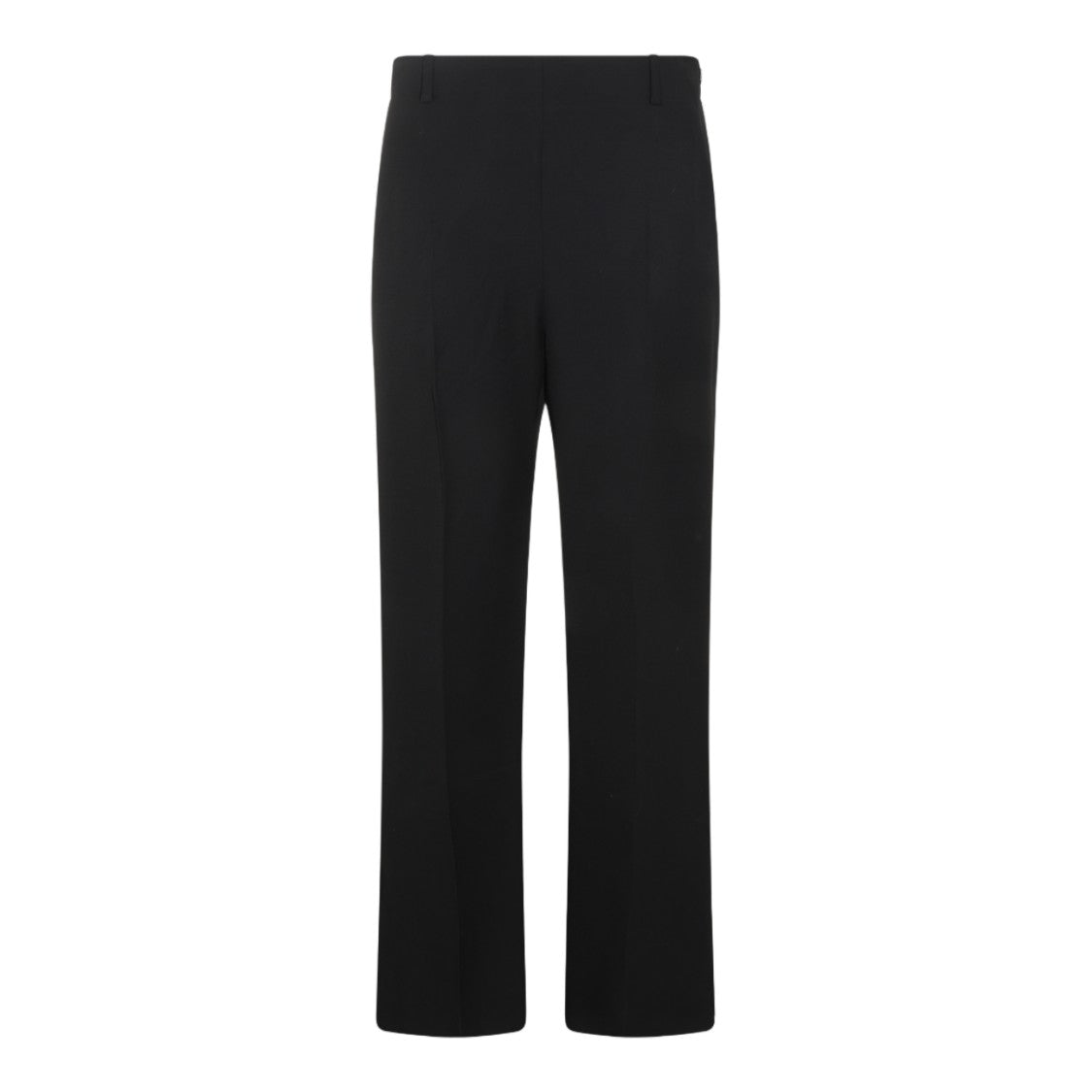 Khaite Straight-Leg Trousers With High Waist And Subtle Crease Detail