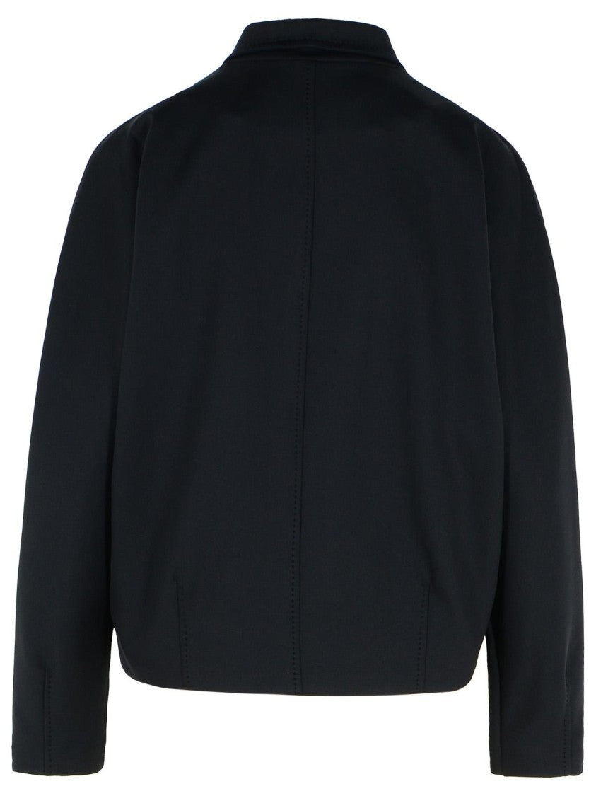 Max Mara 'Plava' Black Polyamide Blend Sweatshirt