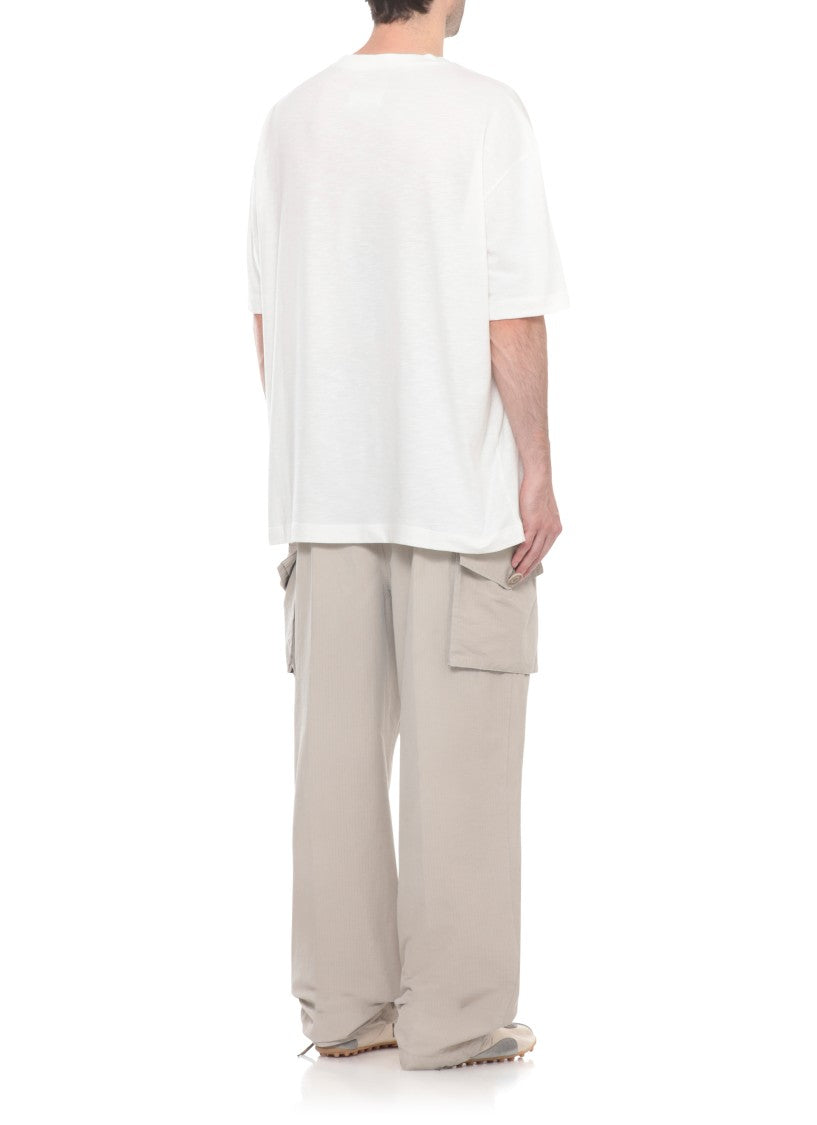 Maison Margiela White Four Stitches Cotton T-Shirt