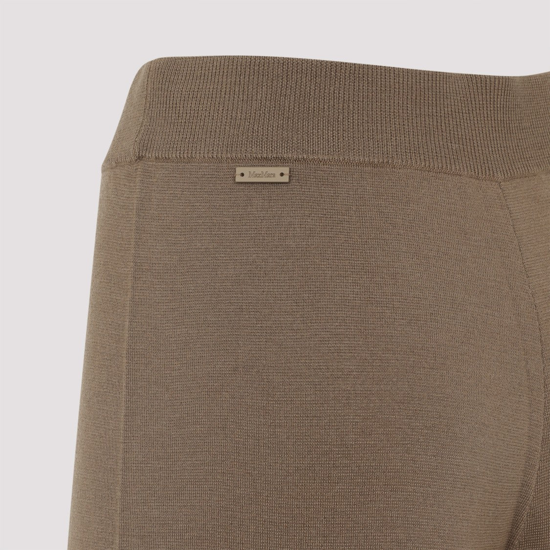 Max Mara Wide-Leg Wool Leggings With Customizable Hem Ties