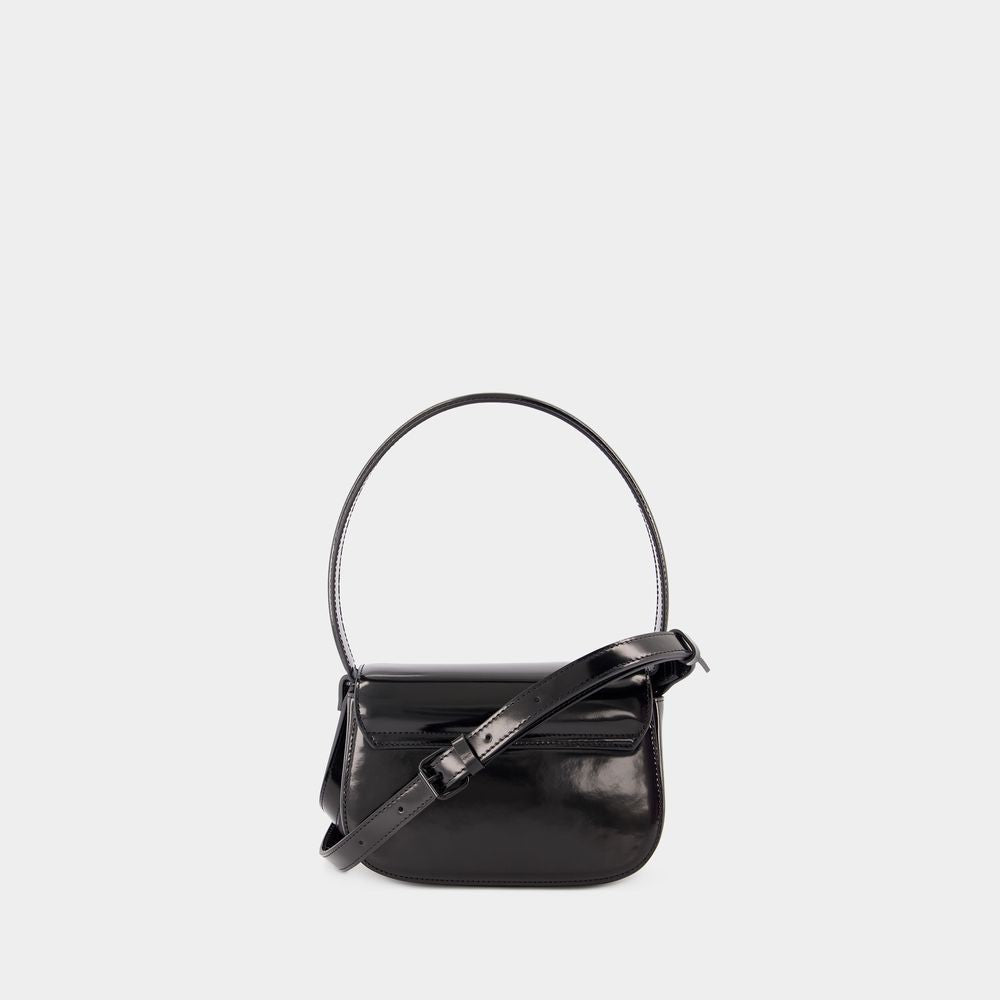 Diesel 1Dr Shoulder Bag - Leather - Black