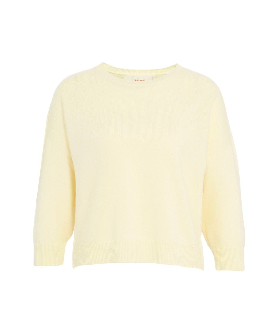 Mvm Cashmere Sweater With Classic Round Neck