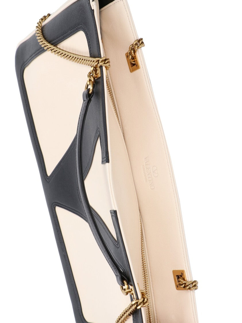 Valentino Garavani Rectangular Handbag With Geometric V Design