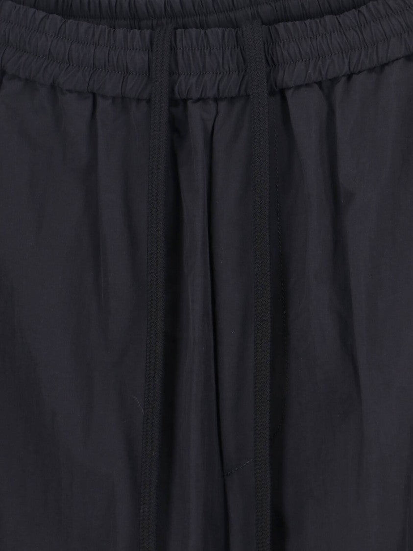 Mm6 By Maison Margiela Black Sport Trousers
