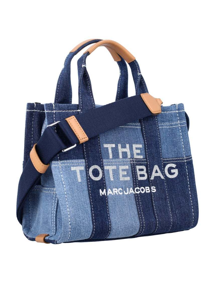 Marc Jacobs Denim Patchwork Small Tote Bag