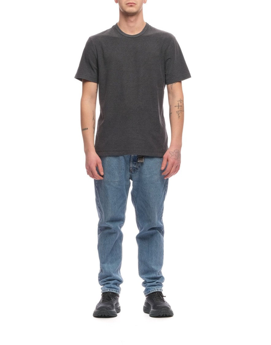 James Perse Grey Mrms3170 Plkp Relaxed Fit Lightweight Cotton T-Shirt