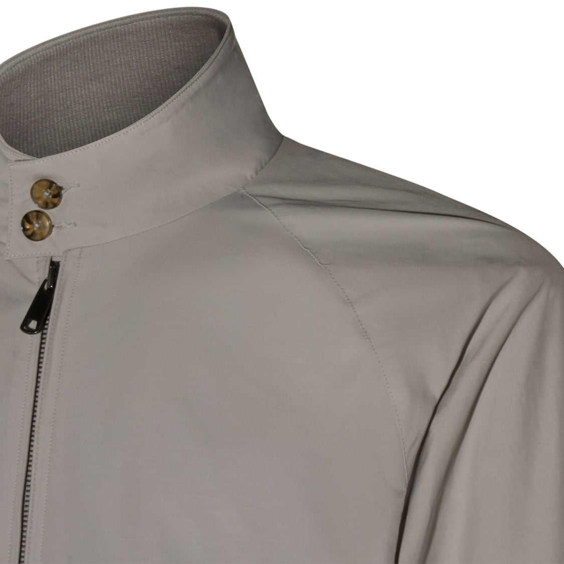 Baracuta Light Grey Jacket With High Collar