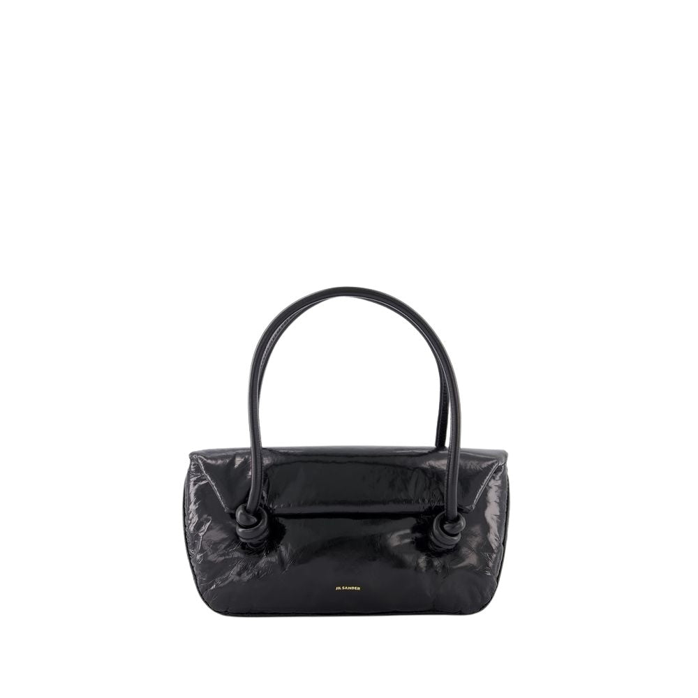 Jil Sander Knot Sm Shoulder Bag - Leather - Black