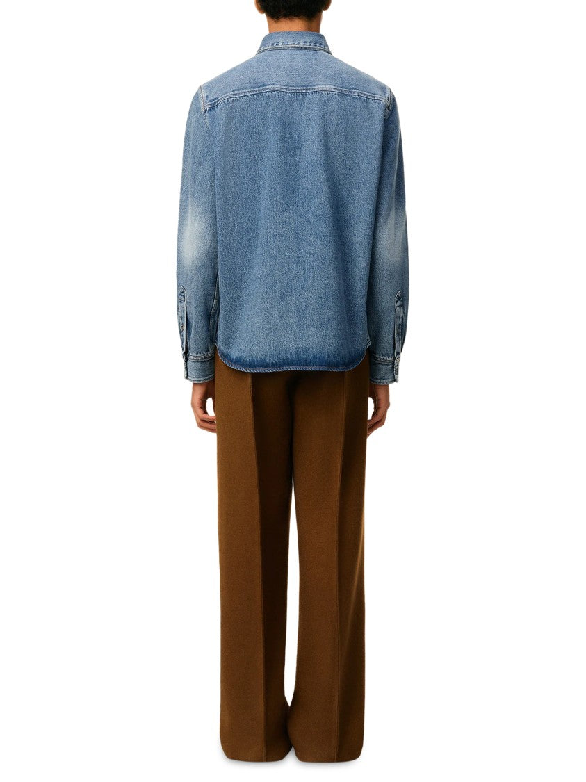 Ami Button-Down Denim Shirt