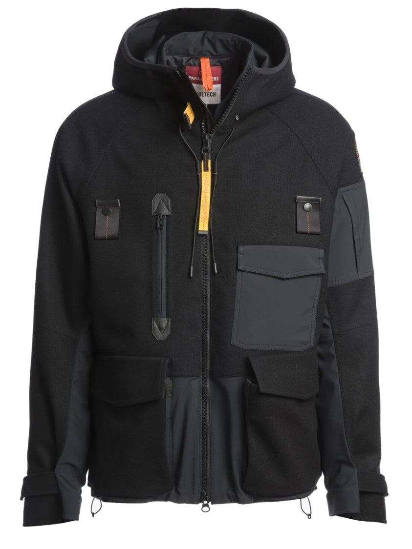 Parajumpers Black Regular Ski Jacket
